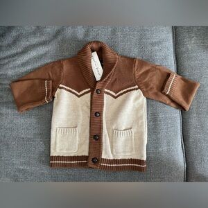 Janie and Jack Toddler Boy Cowboy Cardigan